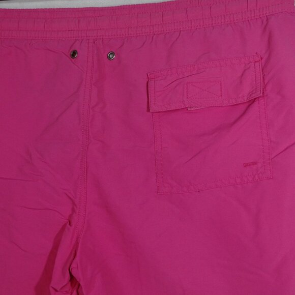 Vtg Y2K Polo Ralph Lauren Pink Swim Trunks Shorts Men Size M Mesh Lining FLAW - Picture 4 of 13